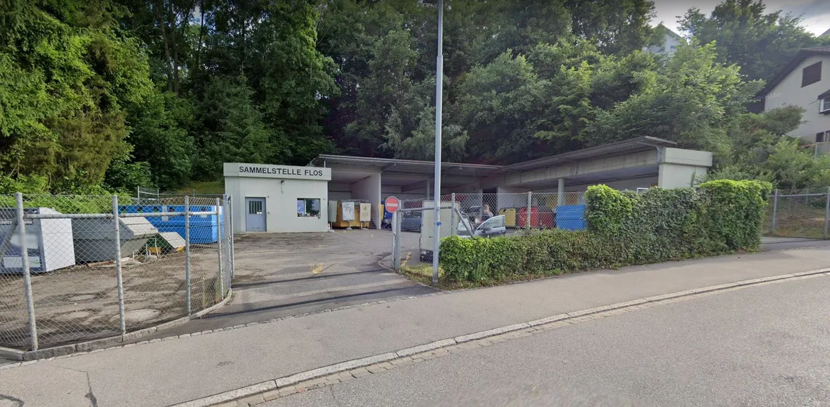 Sammelstelle Flos in Wetzikon. 